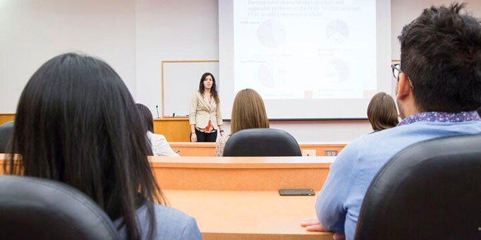 DNS students in a classroom